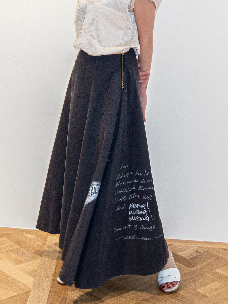 MADISONBLUE 近年 ミモレフレア バックサテンスカート カスタム対象商品＞MI-MOLLET FLARE BACK SATIN SK | CUSTOM EVENT