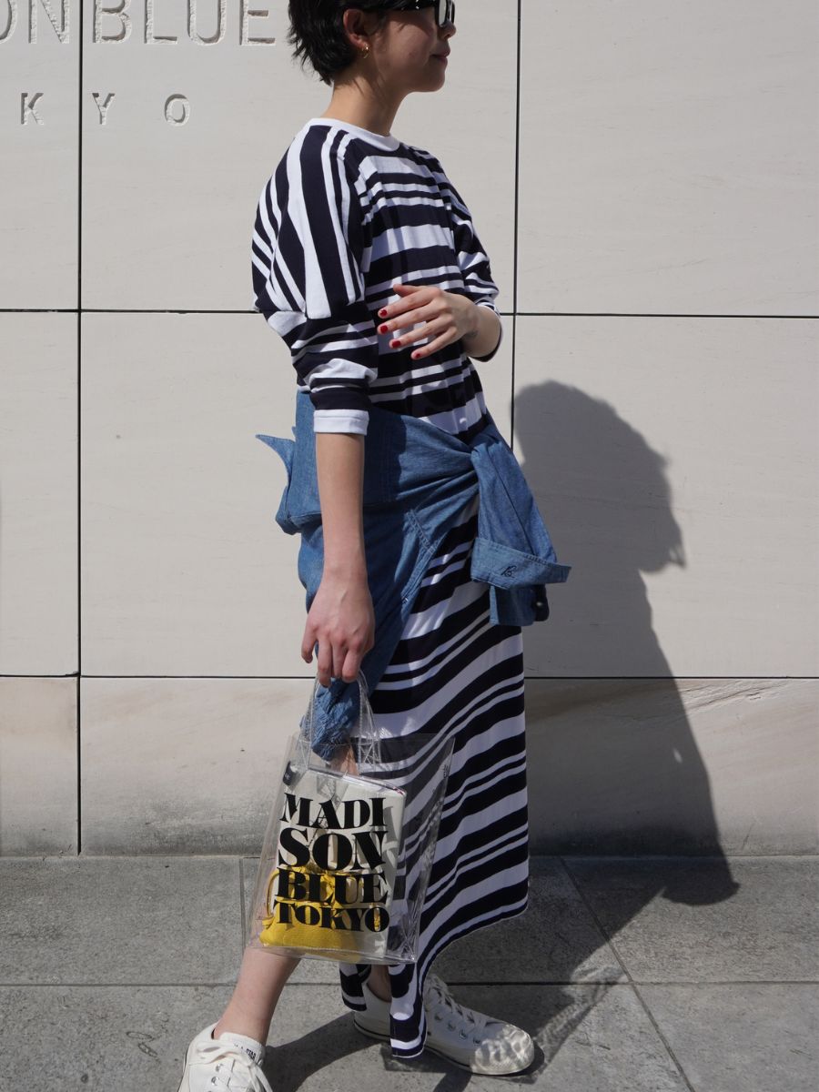 MARINE BORDER FOOTBALL OP | CUT&SEWN | MADISONBLUE