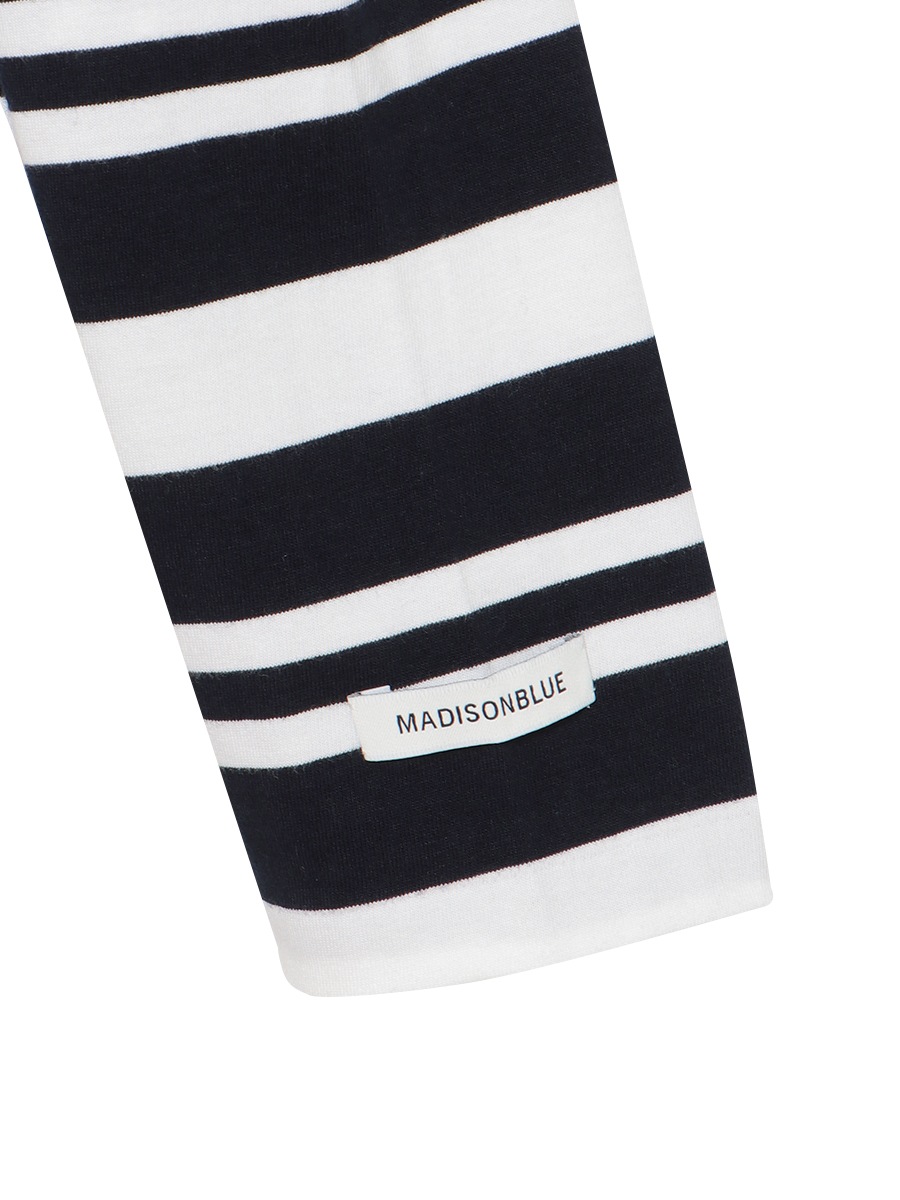 タグ付き未使用　MADISONBLUE　FOOTBALL OP BORDER MARINE BORDER FOOTBALL OP | CUT&SEWN | MADISONBLUE
