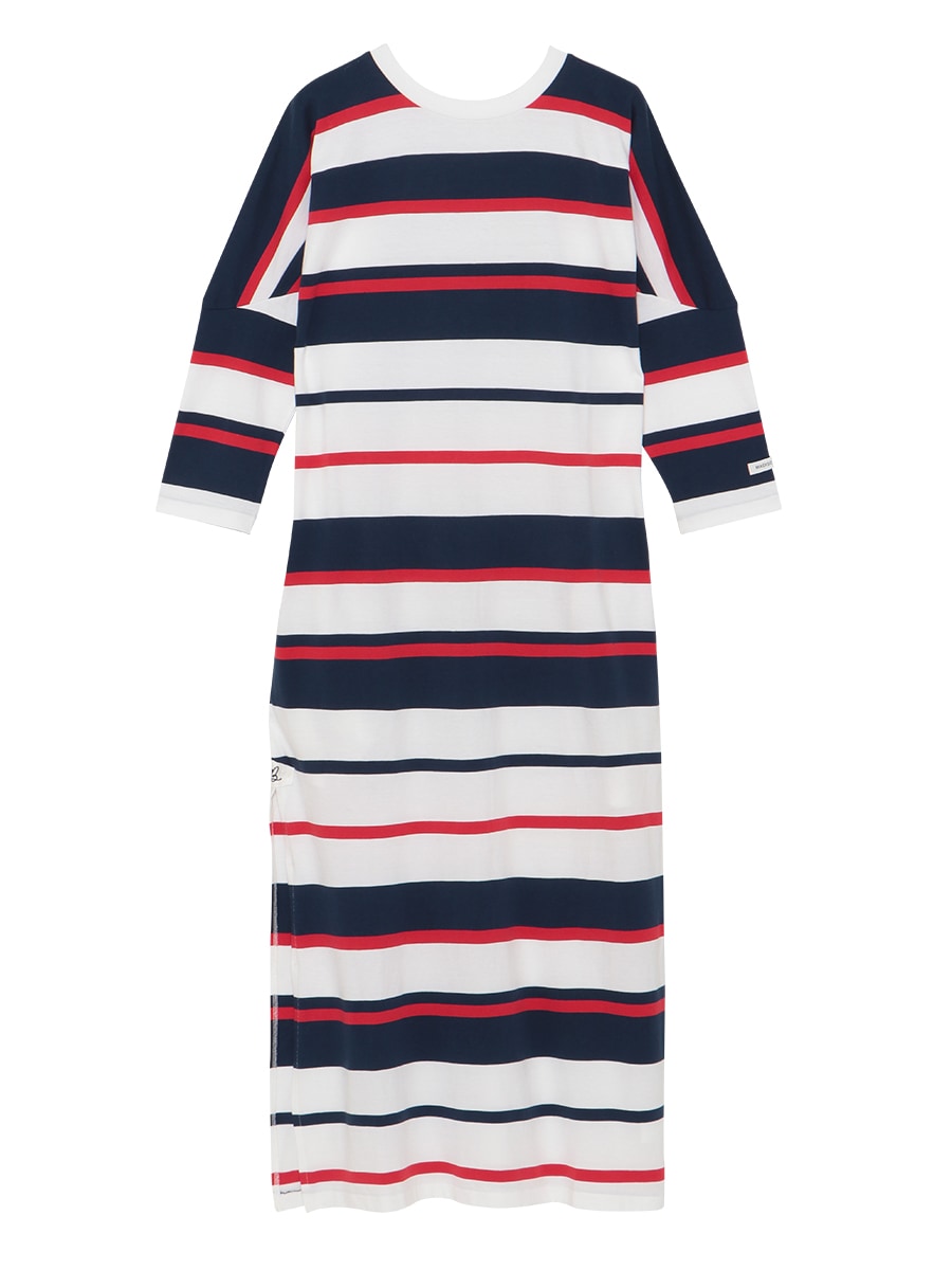 タグ付き未使用　MADISONBLUE　FOOTBALL OP BORDER MARINE BORDER FOOTBALL OP | CUT&SEWN | MADISONBLUE