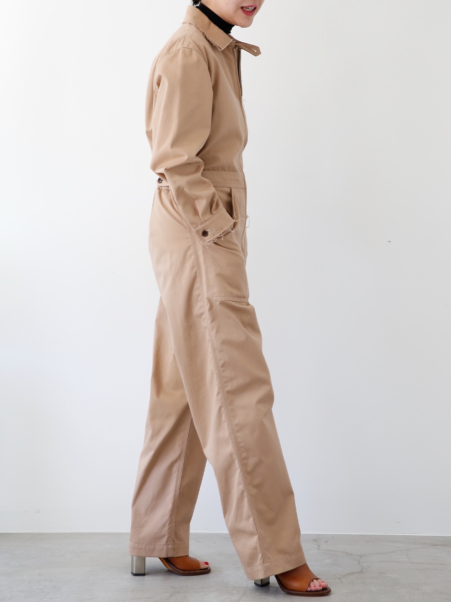 ZIP UP JUMPSUITS CHINO