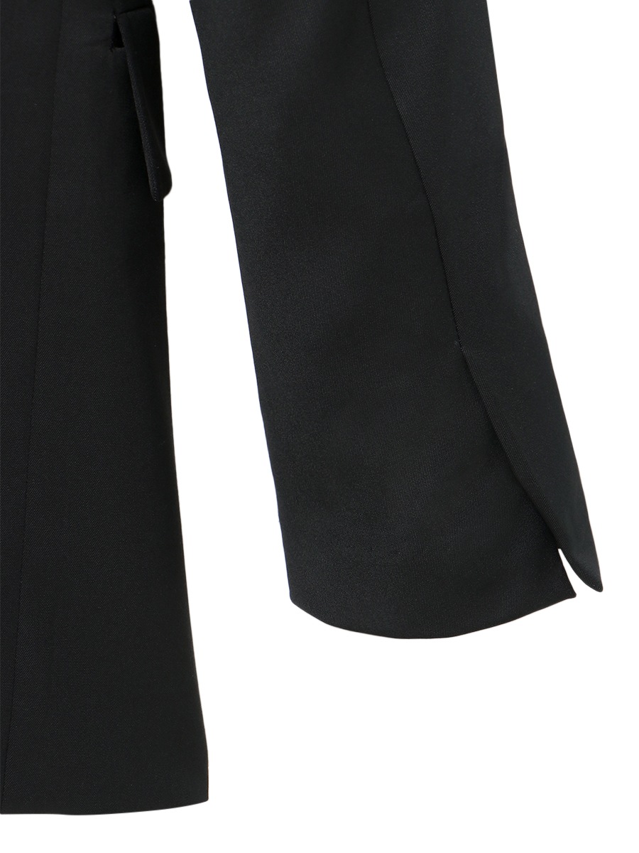 UNLINED BOTTONLESS LONG JK | JACKET | MADISONBLUE