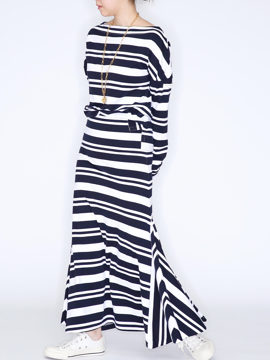 【Mサイズ】SOL - Border L/S Tee (GRAY&RED) SOL soonerorlater / BORDER L/S TEE / GRAY & RED