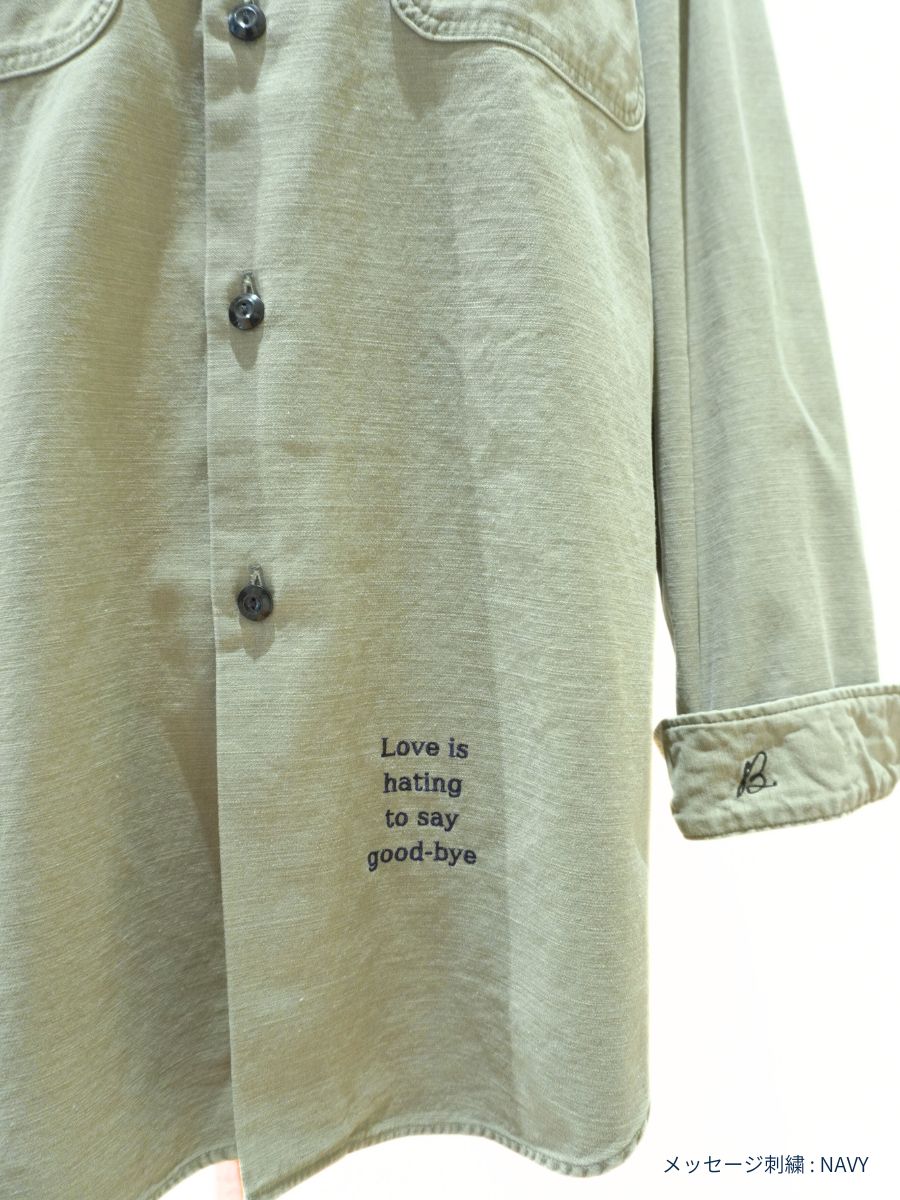 <カスタム対象商品>J.BRADLEY L/S WASHED OUT SHIRT