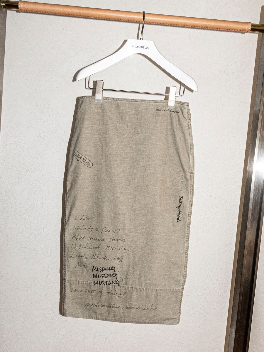 カスタム対象商品＞SOFIE BACK SATIN TIGHT LONG SKIRT | CUSTOM EVENT