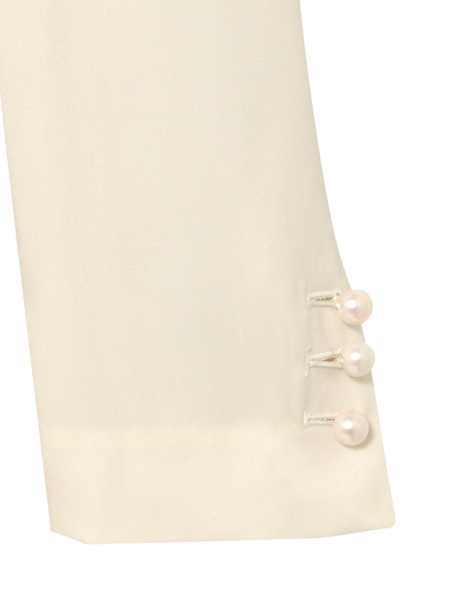 UNLINED BLEECKER W6B BLAZER PEARL