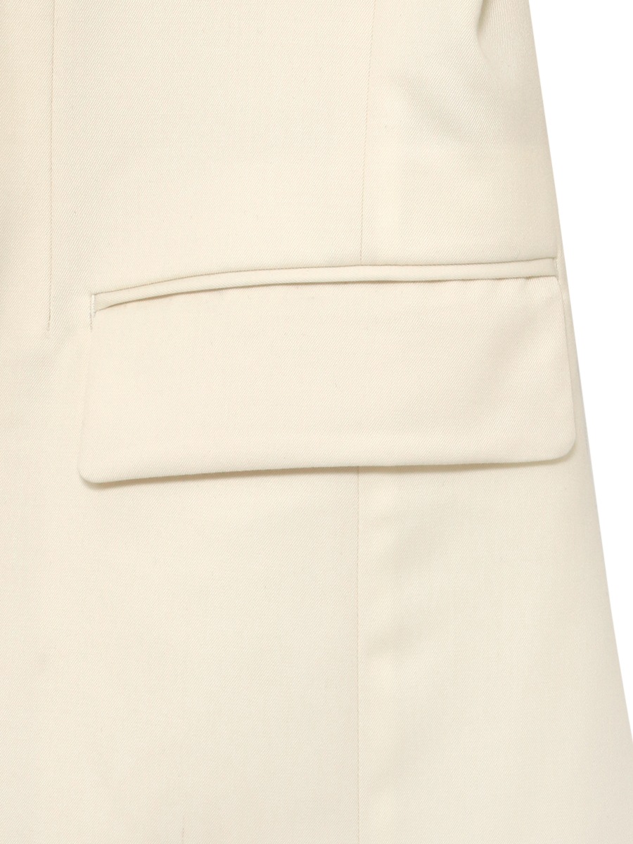 UNLINED BLEECKER W6B BLAZER PEARL