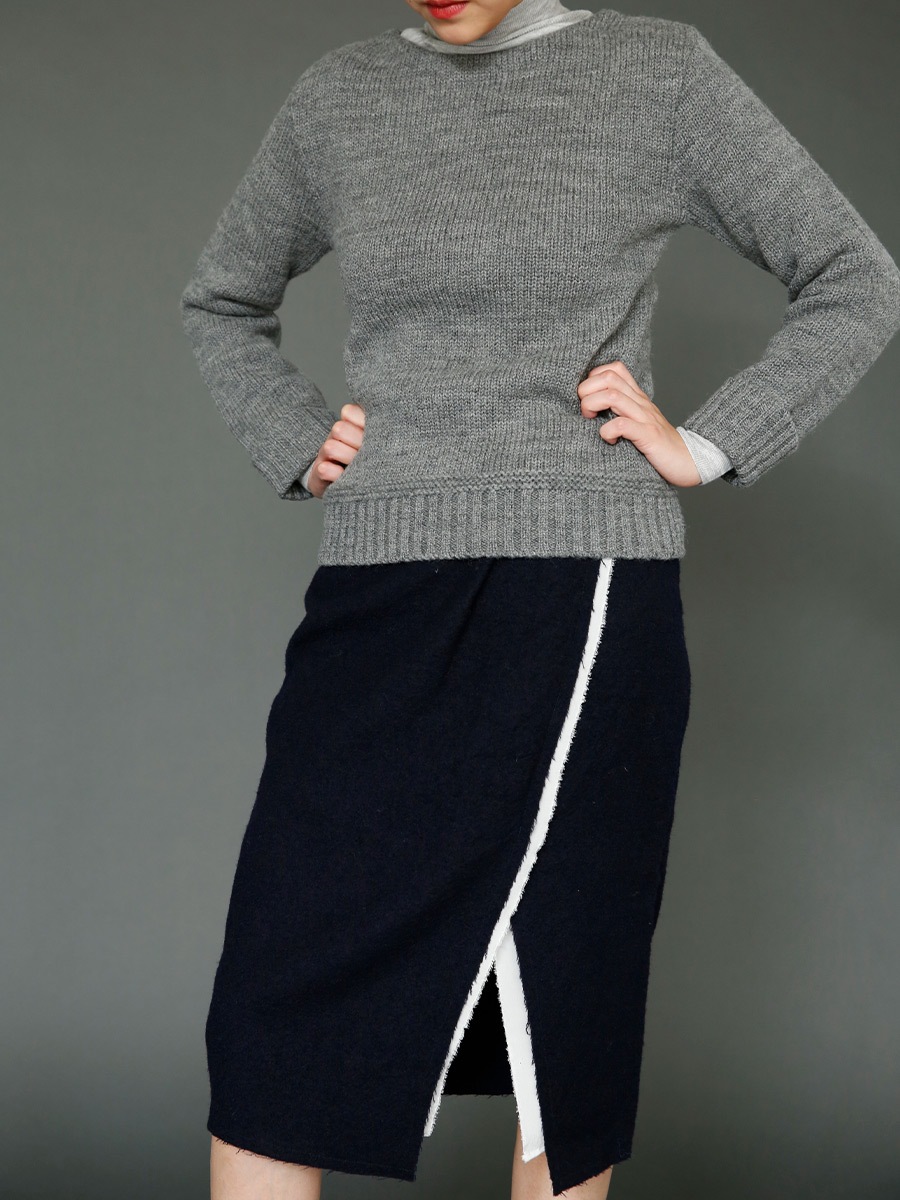 SOLD OUT＞WRAP SK W.REFINE | SEASON | MADISONBLUE