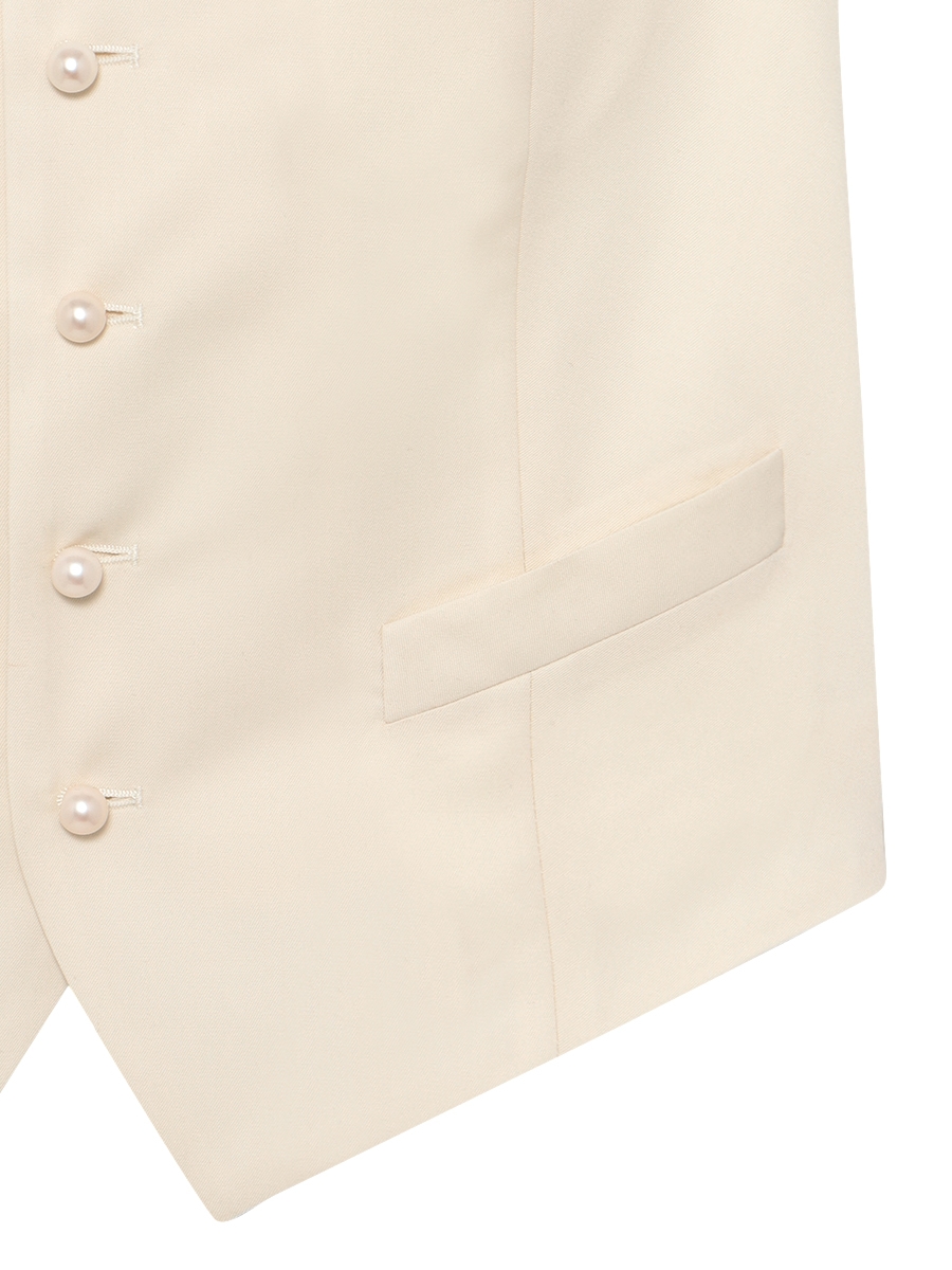 SLIM FIT VEST PEARL | JACKET | MADISONBLUE