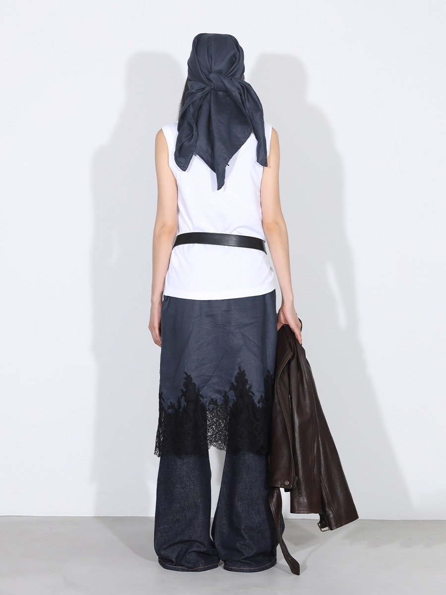 VOLUME LACE OP LINEN