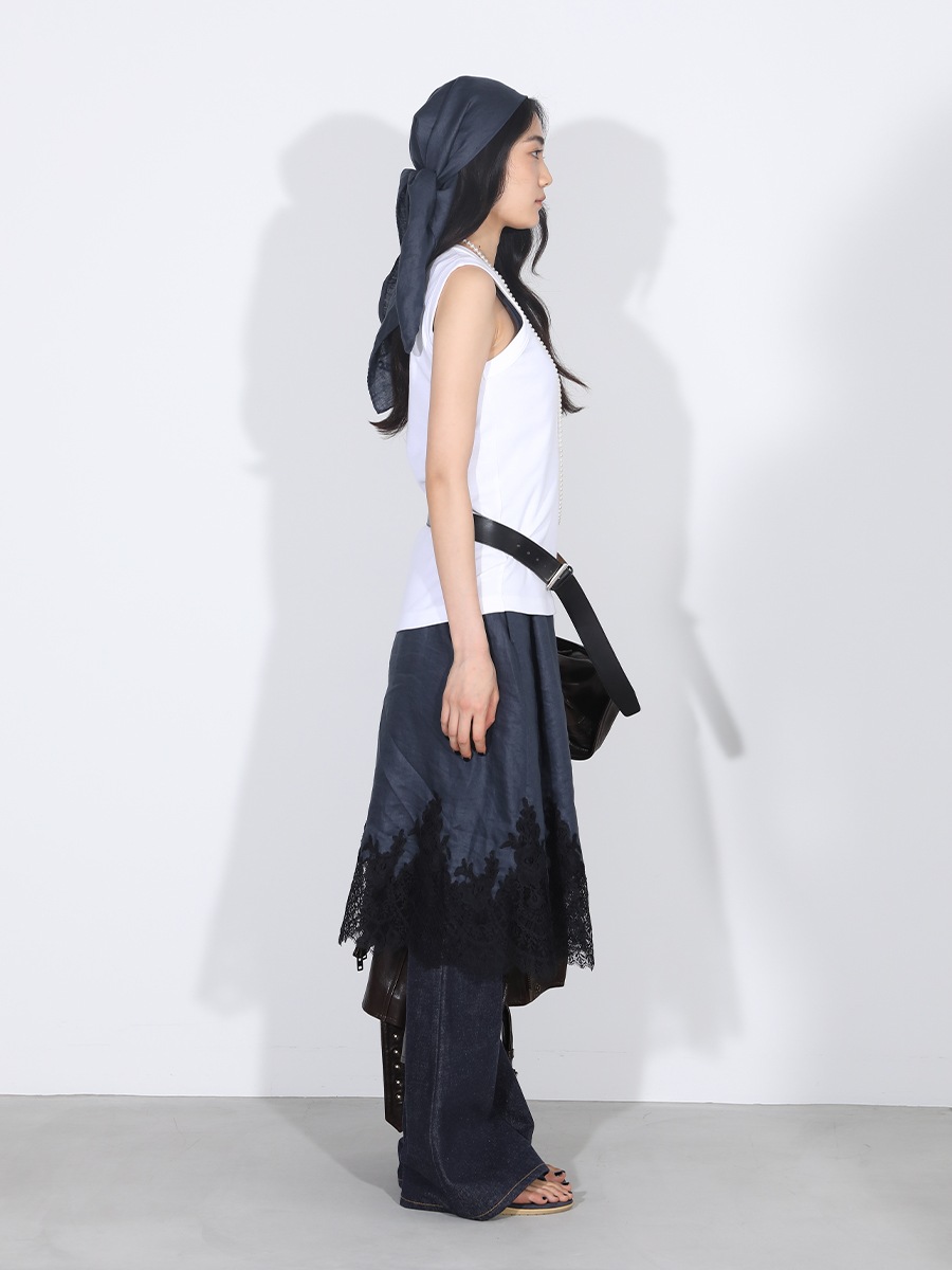 VOLUME LACE OP LINEN