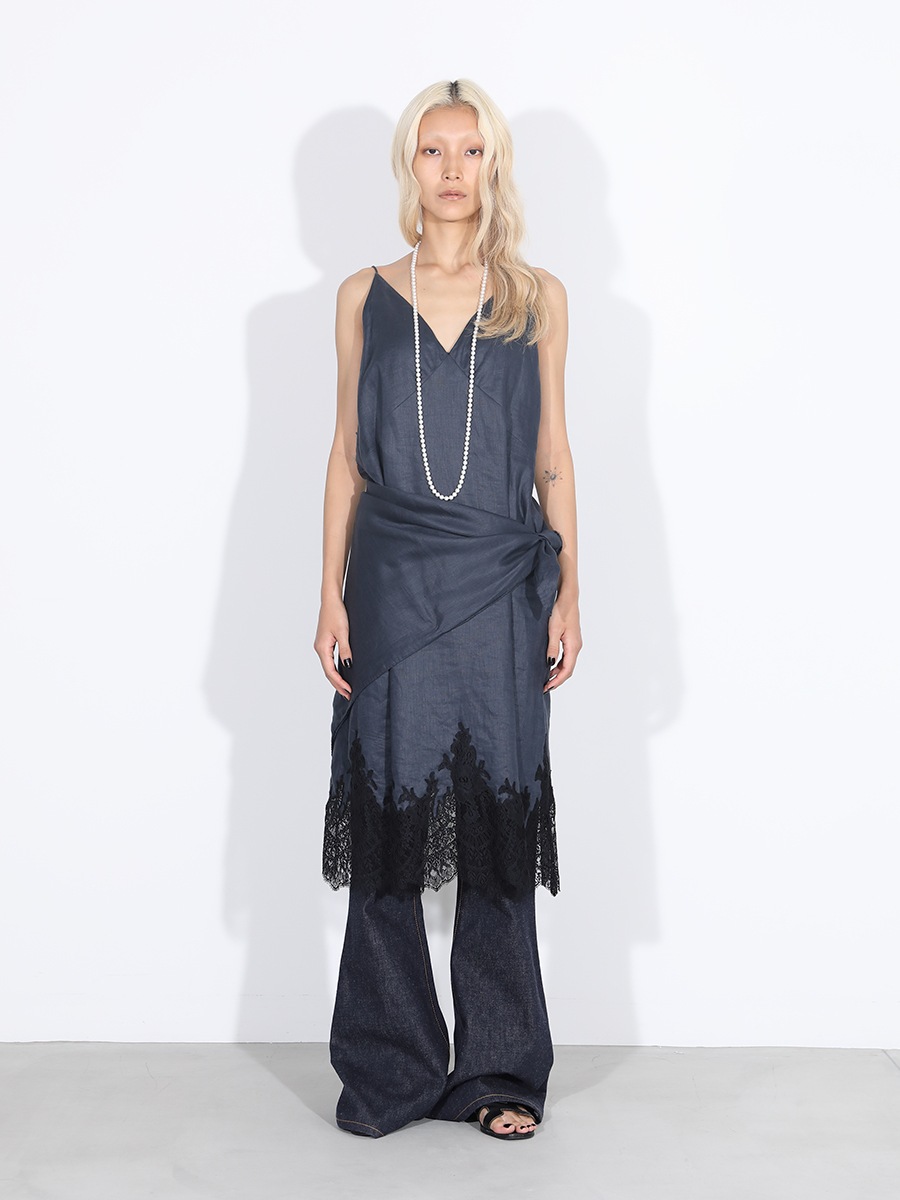 VOLUME LACE OP LINEN