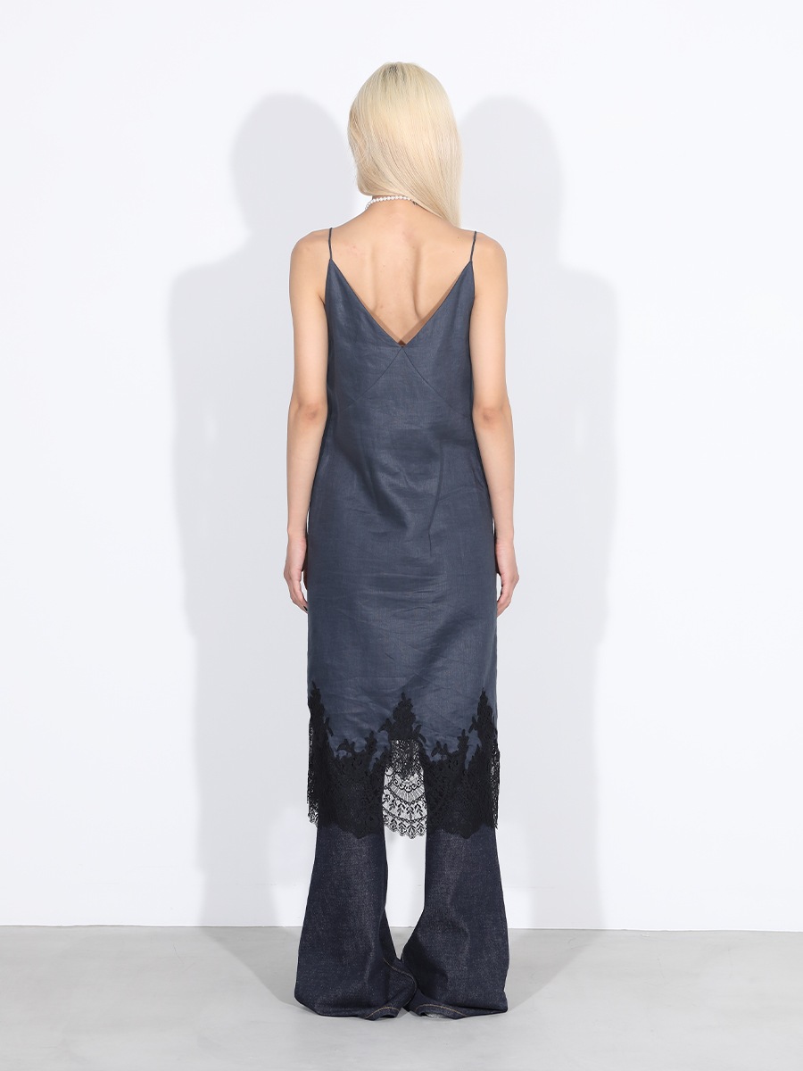 VOLUME LACE OP LINEN