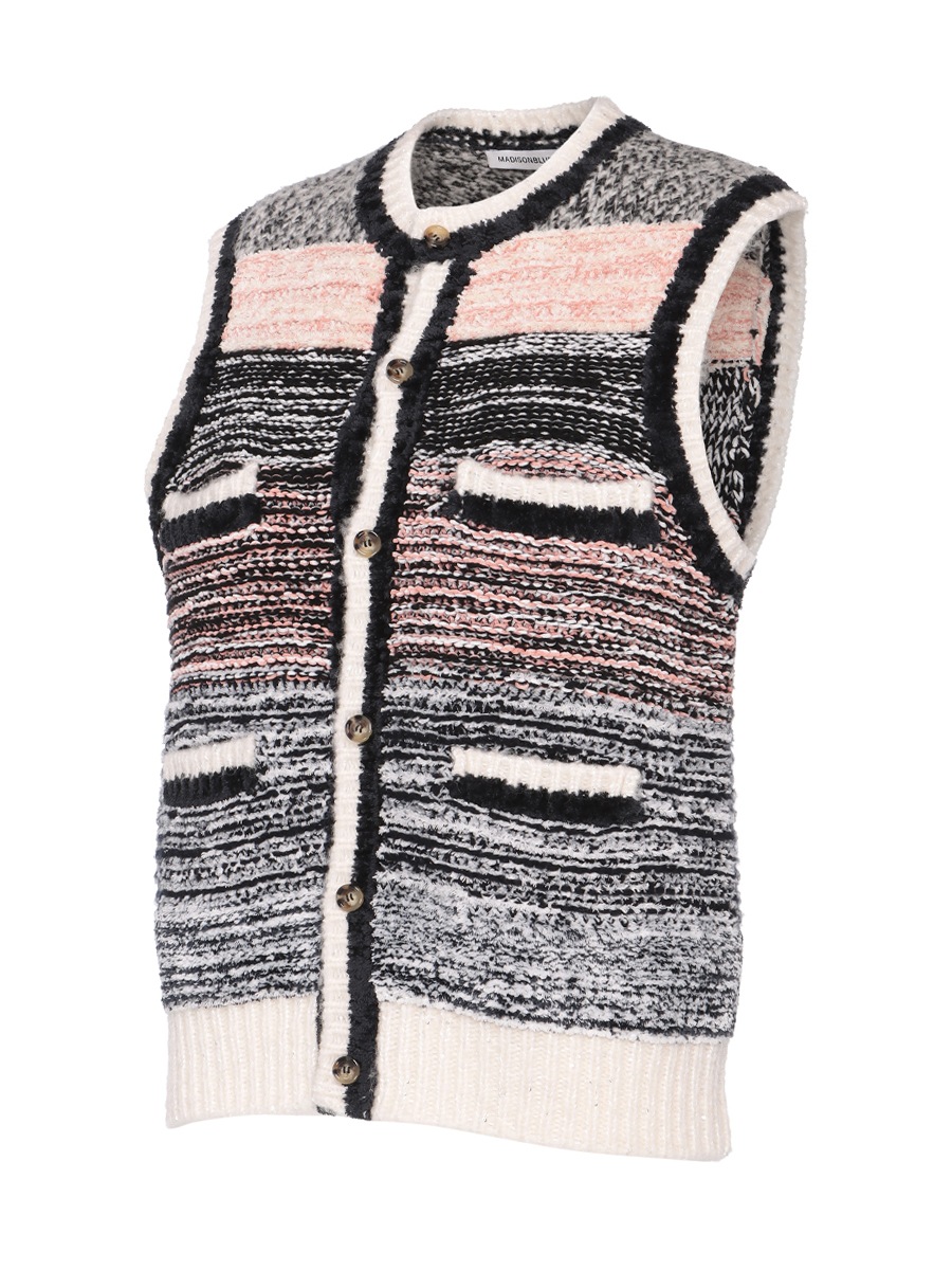 SWITCHING KN VEST MIXED FIBERS