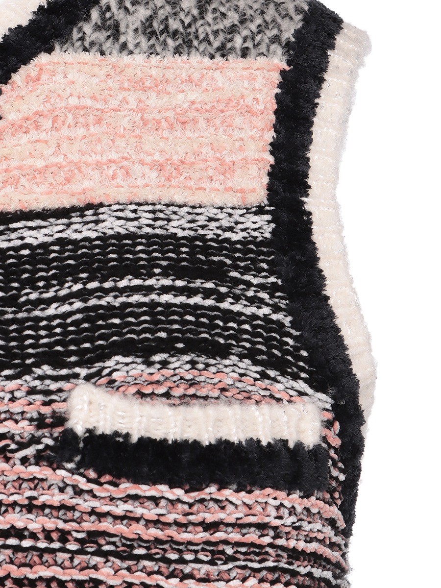 SWITCHING KN VEST MIXED FIBERS