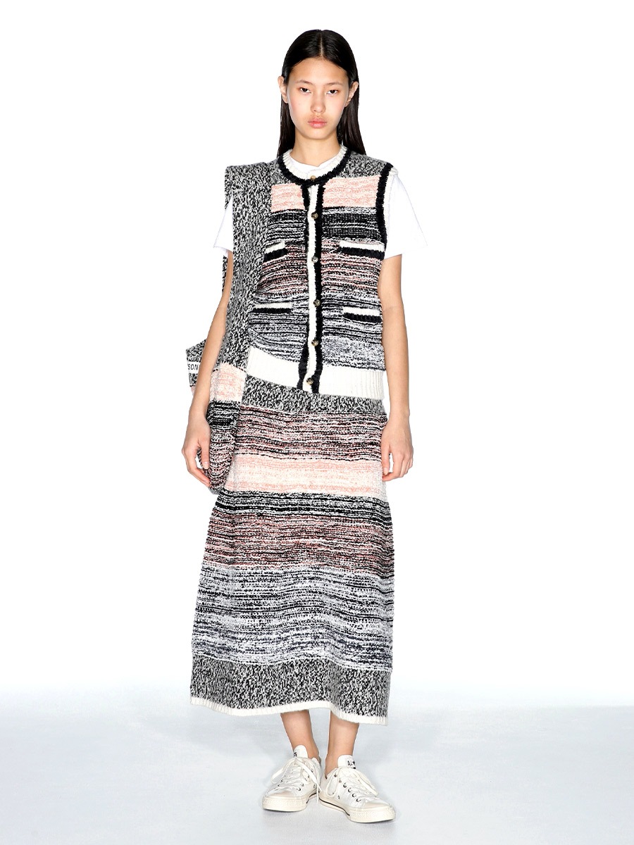 SWITCHING KN VEST MIXED FIBERS