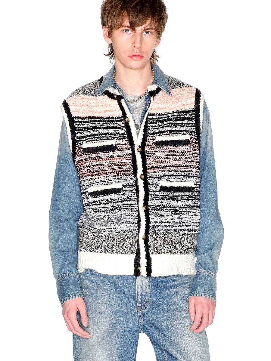 SWITCHING KN VEST MIXED FIBERS