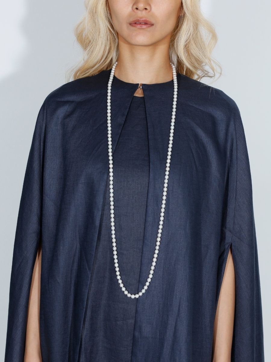 SLEEVELESS DRESS LINEN