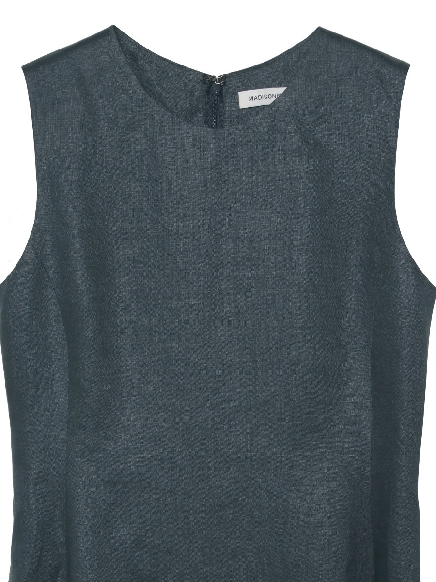 SLEEVELESS DRESS LINEN