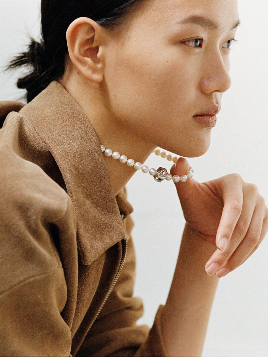 PEARL NECKLACE [ 39cm ]