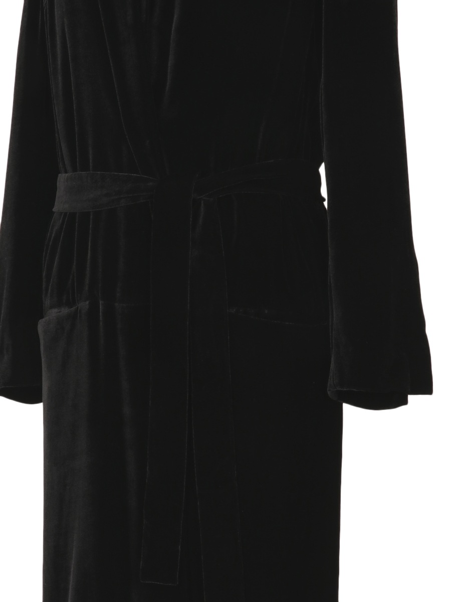 VELVET GOWN COAT
