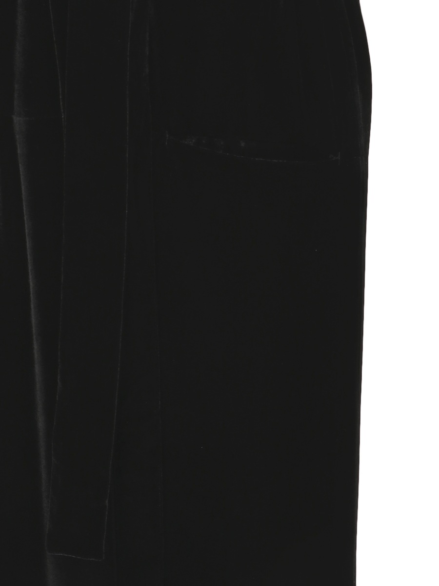 VELVET GOWN COAT