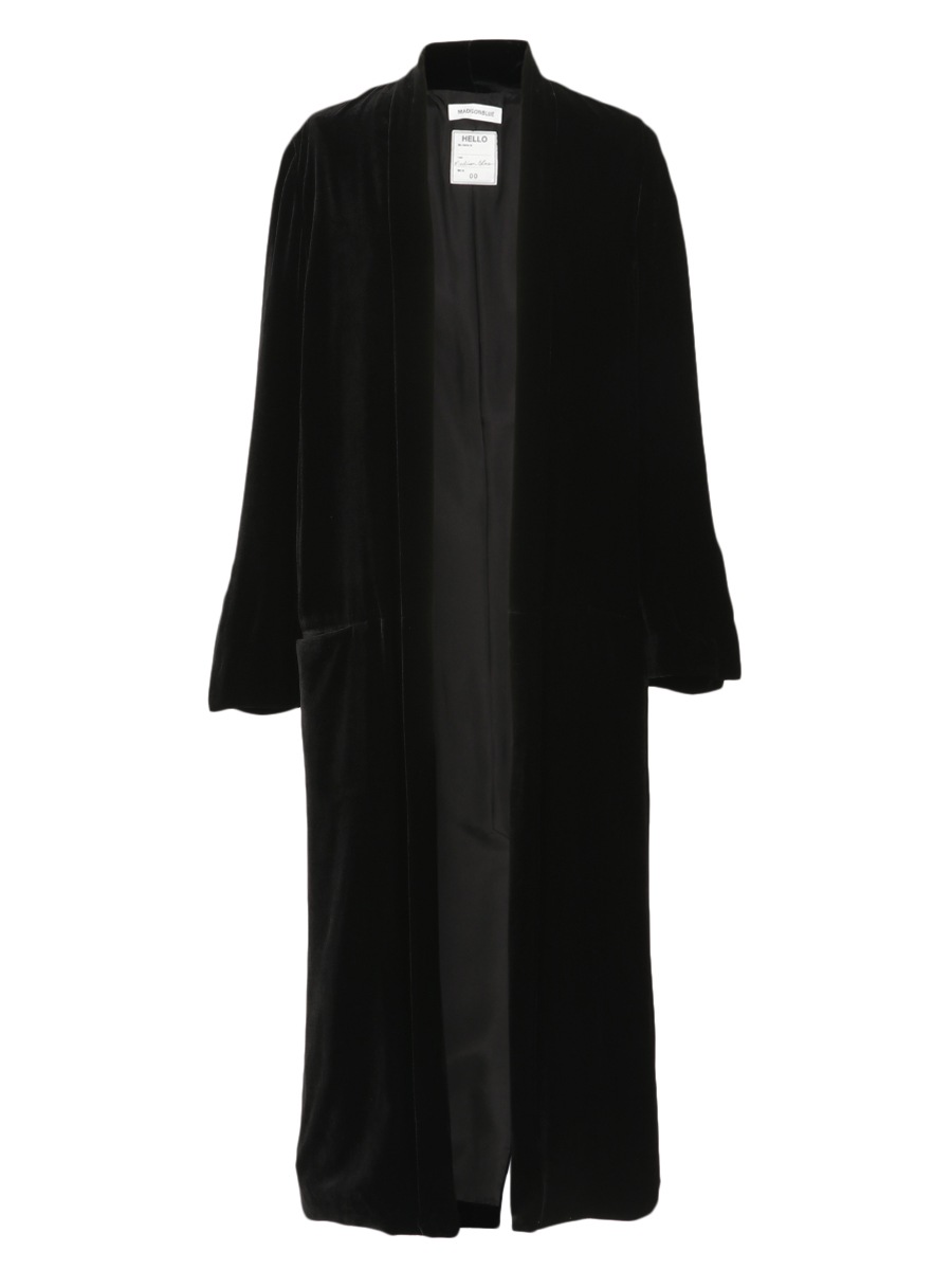 VELVET GOWN COAT