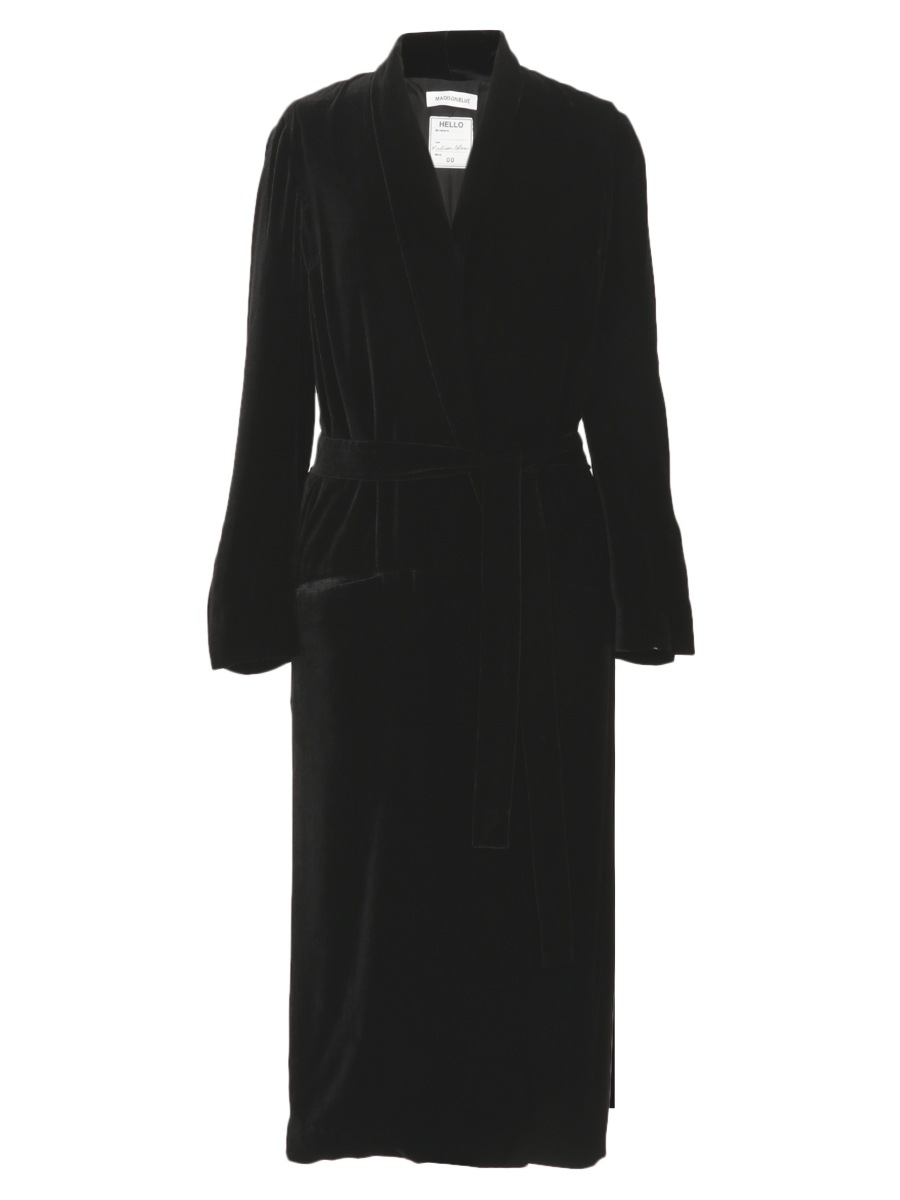 VELVET GOWN COAT