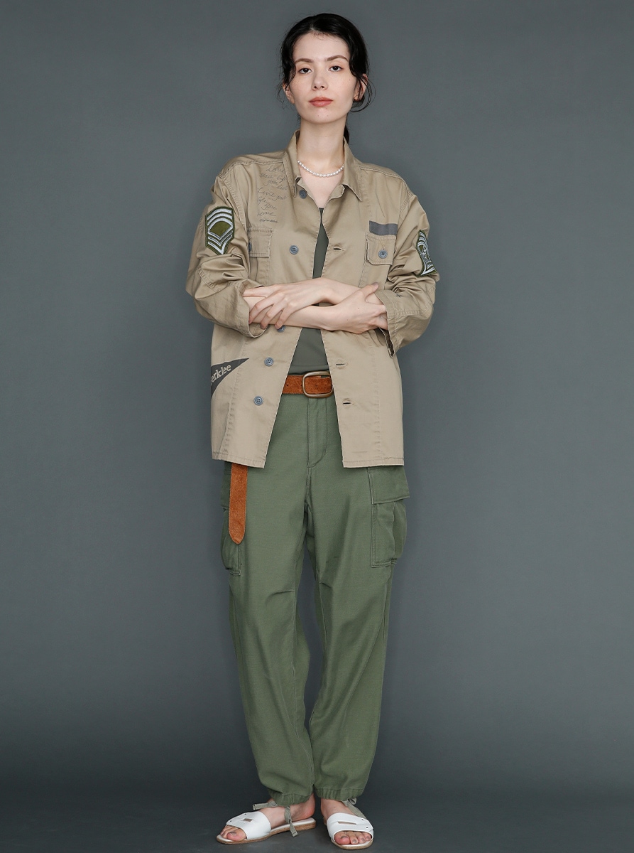 マディソンブルー ローウエストカーゴパンツ カーキ マディソンブルー ローウエストカーゴパンツ カーキ LOW WAIST CARGO