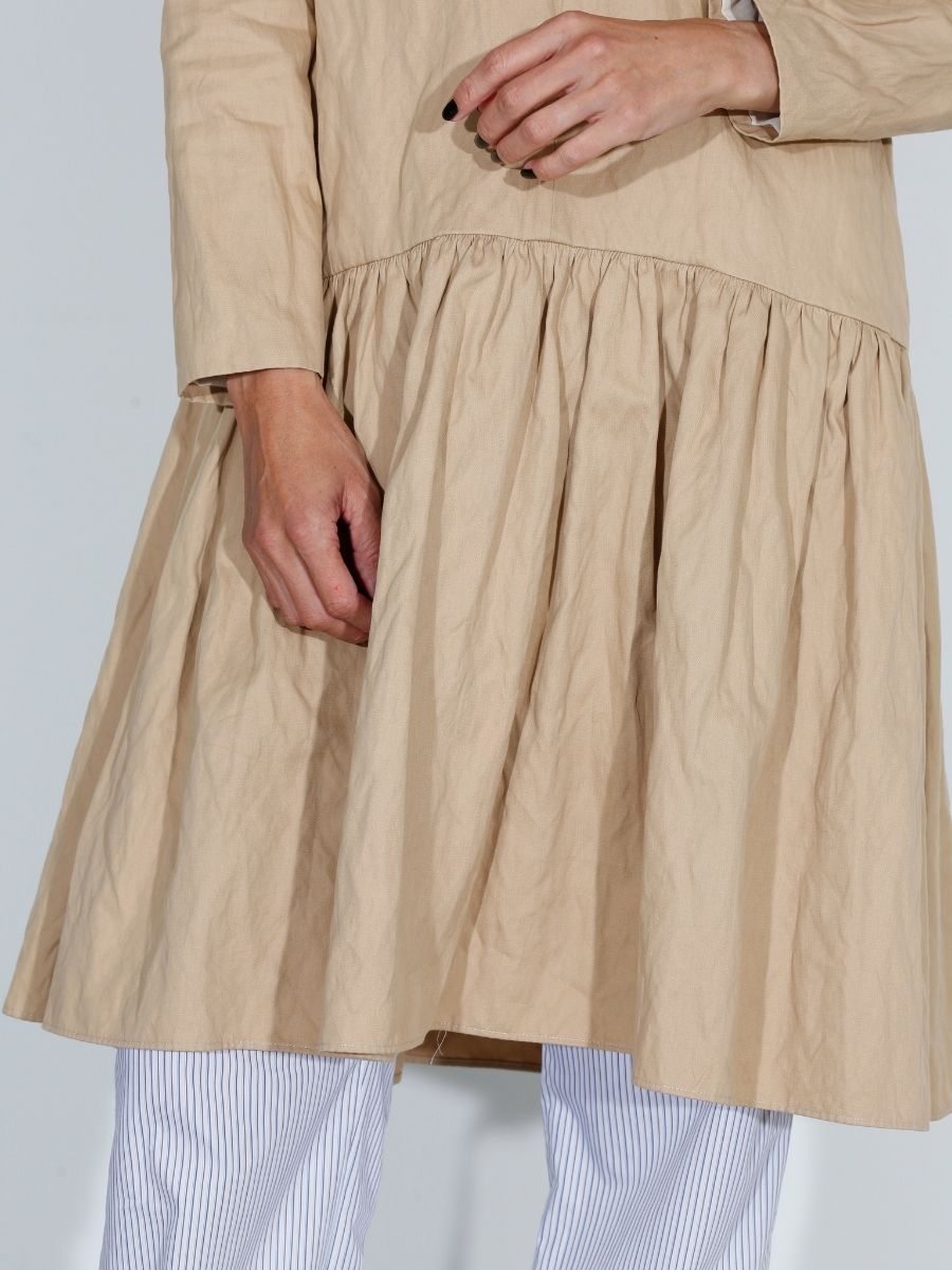 SKIPPER GATHER DRESS C/ME