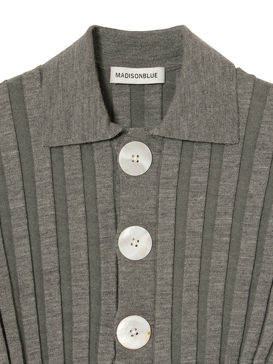 H/S WIDE RIB POLO | WOMEN | MADISONBLUE 