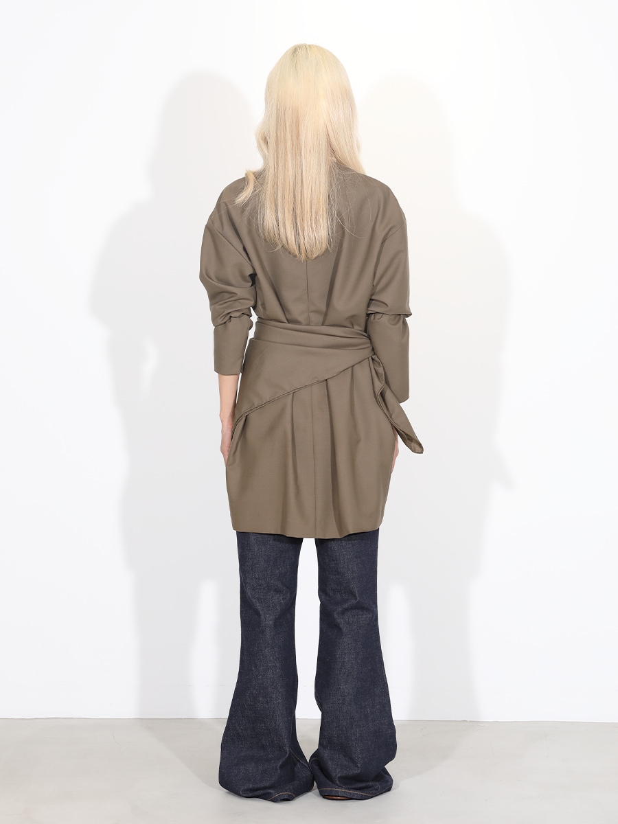 CREW NECK L/S DRESS W/M