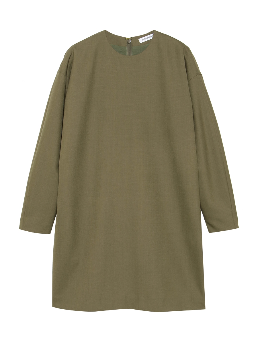 CREW NECK L/S DRESS W/M