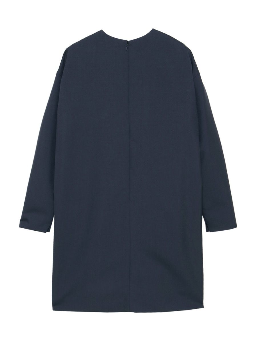 CREW NECK L/S DRESS W/M