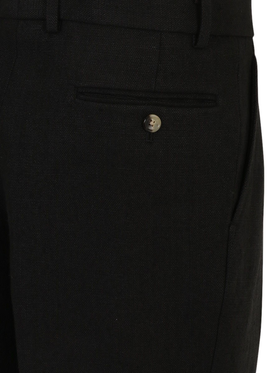 ONE TUCK SLACKS LINEN