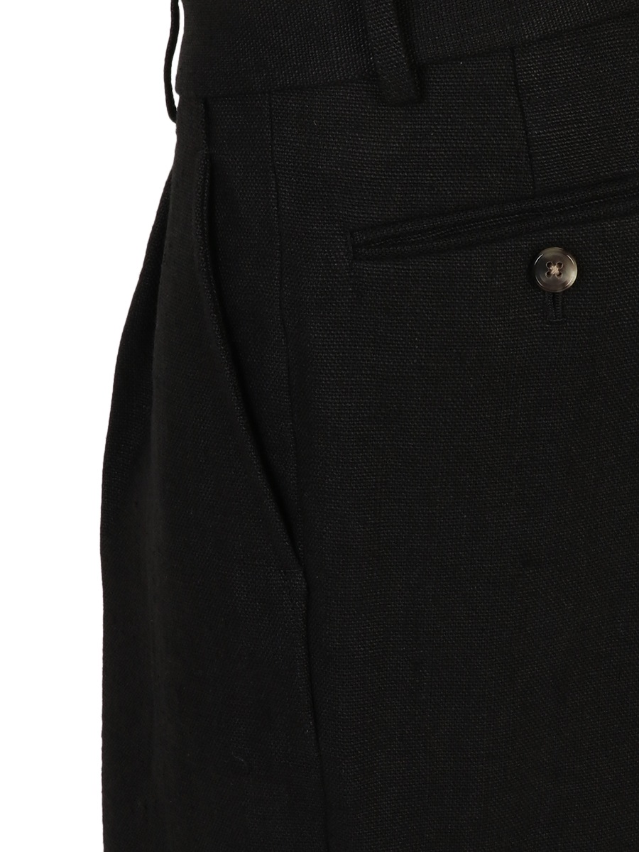 ONE TUCK SLACKS LINEN