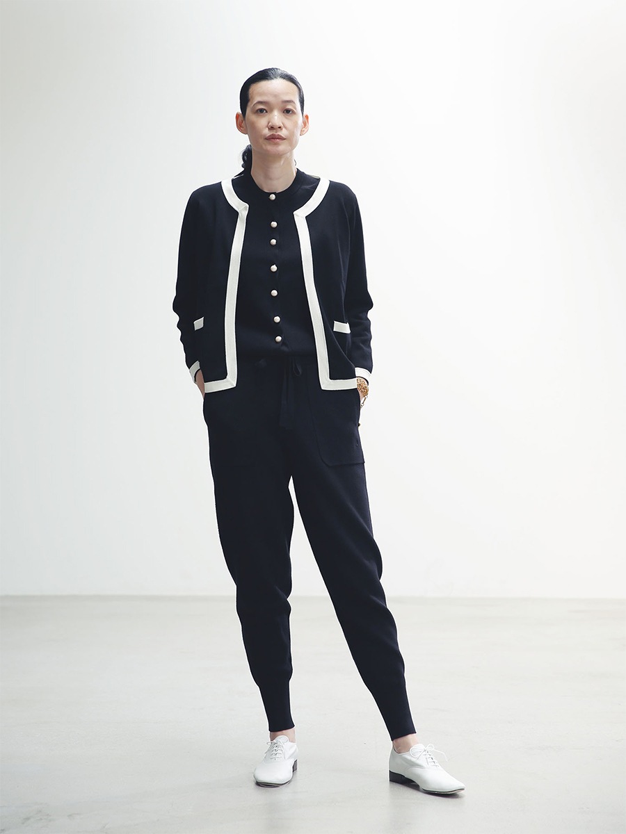 MADISONBLUE ノーカラージャケット MB234-1101MQ NO COLLAR SHORT JK | ALL | MADISONBLUE