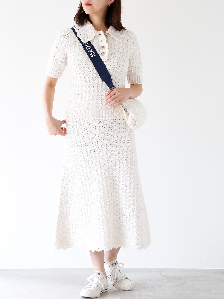 マディソンブルー　POLO KNIT POLO KNIT MESH | KNIT | MADISONBLUE