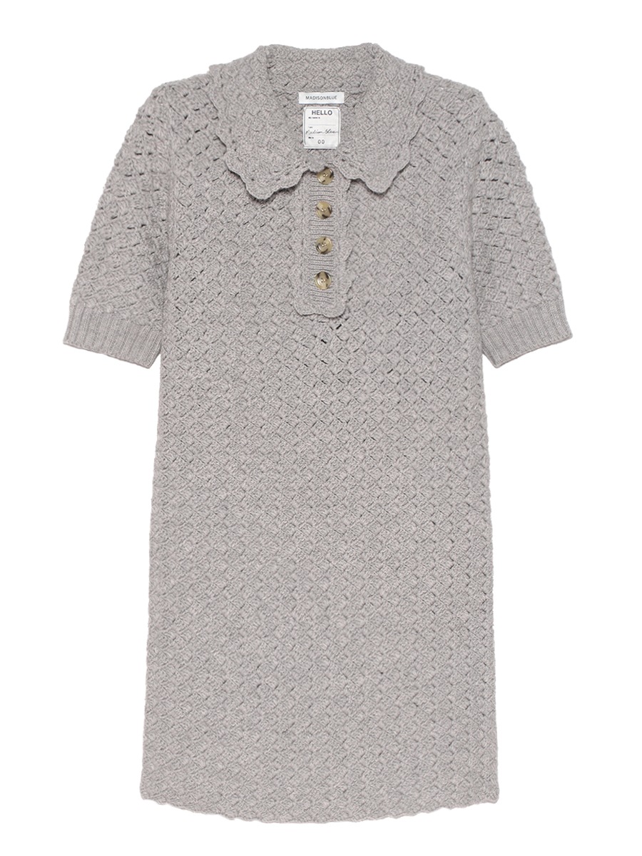 ＜SOLD OUT＞CROCHET POLO DRESS