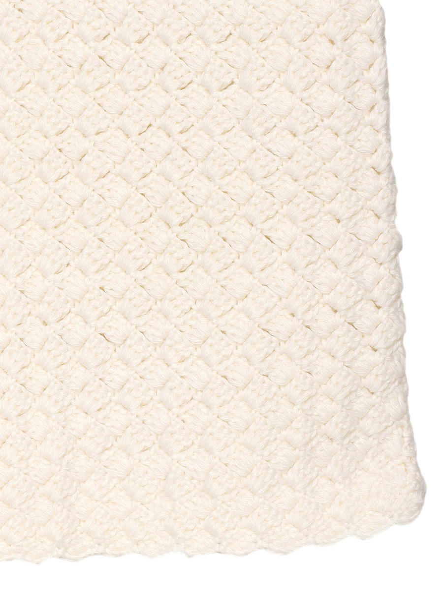 ＜SOLD OUT＞CROCHET POLO DRESS