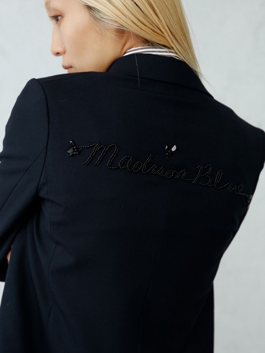 マディソンブルー コットンリネン 刺繍ロゴ ジャケット ブラウン サイズ1 MADISONBLUE（マディソンブルー）正規取り扱い通販｜THE TOKYO