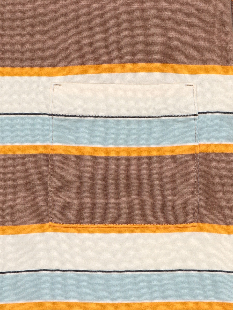 <SOLD OUT>HORIZONTAL STRIPES POCKET TEE