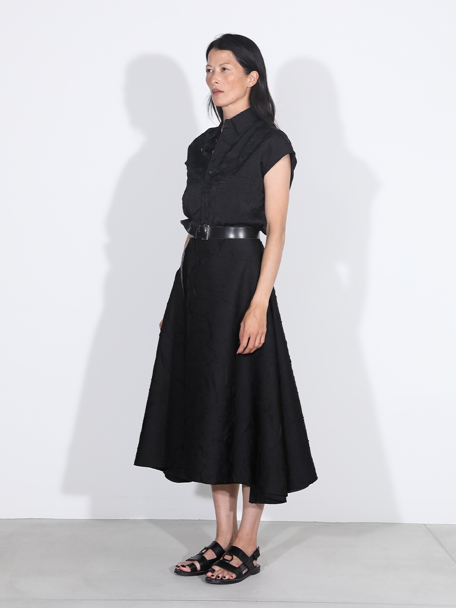 J.BRADLEY SLEEVELESS SHIRT SATIN