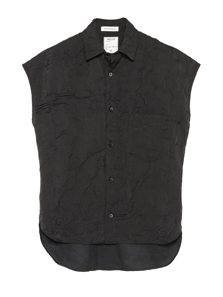 BNY241さま J.BRADLEY SLEEVELESS SHIRT SATIN | 2026SS PRE ORDER,26SS Vol.1