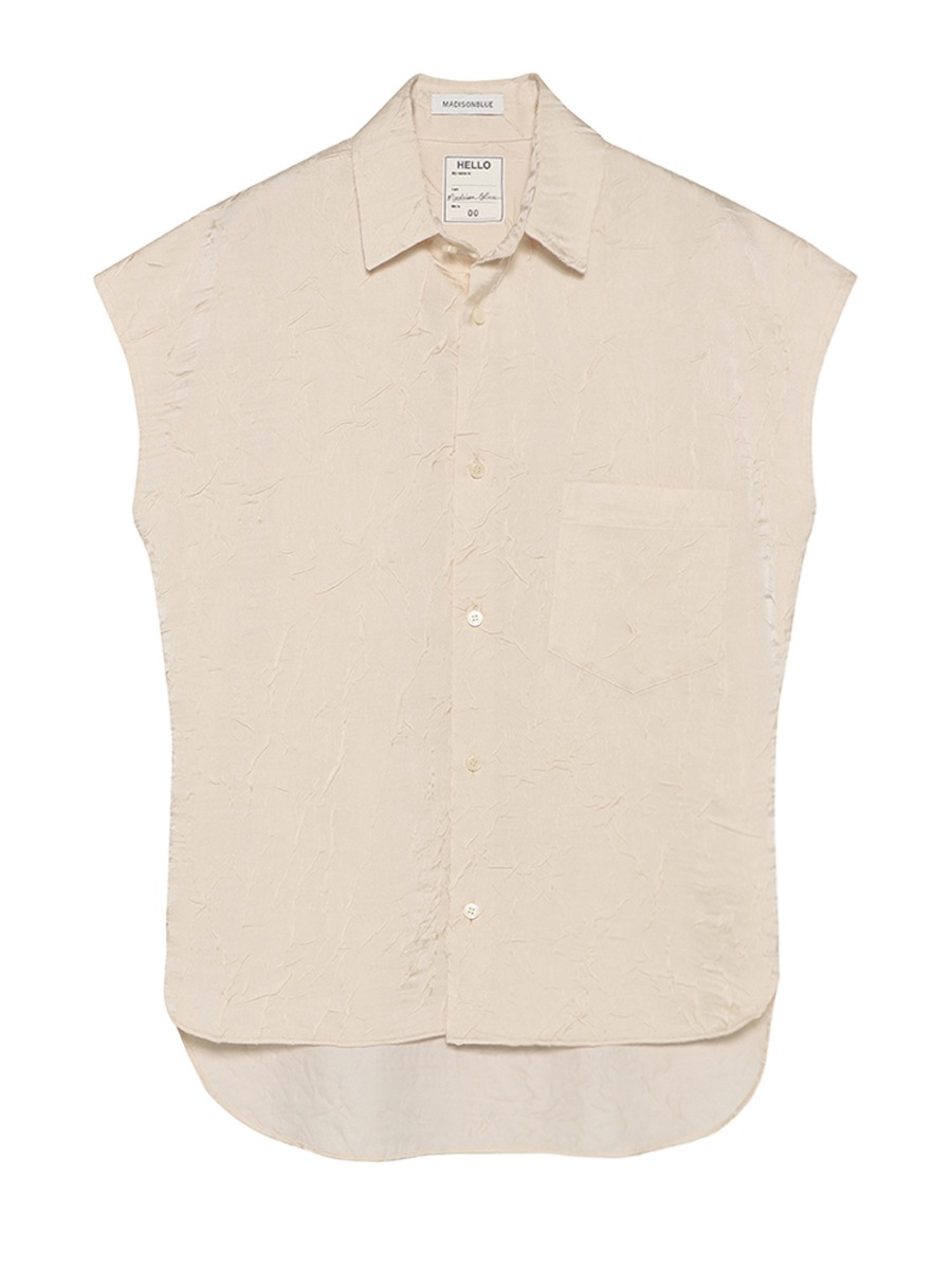 J.BRADLEY SLEEVELESS SHIRT SATIN | 2026SS PRE ORDER,26SS Vol.1