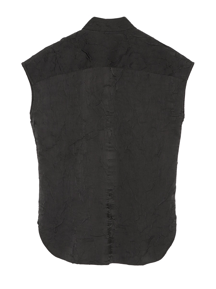 J.BRADLEY SLEEVELESS SHIRT SATIN