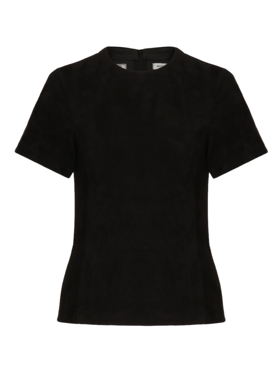 STRETCH SUEDE TEE