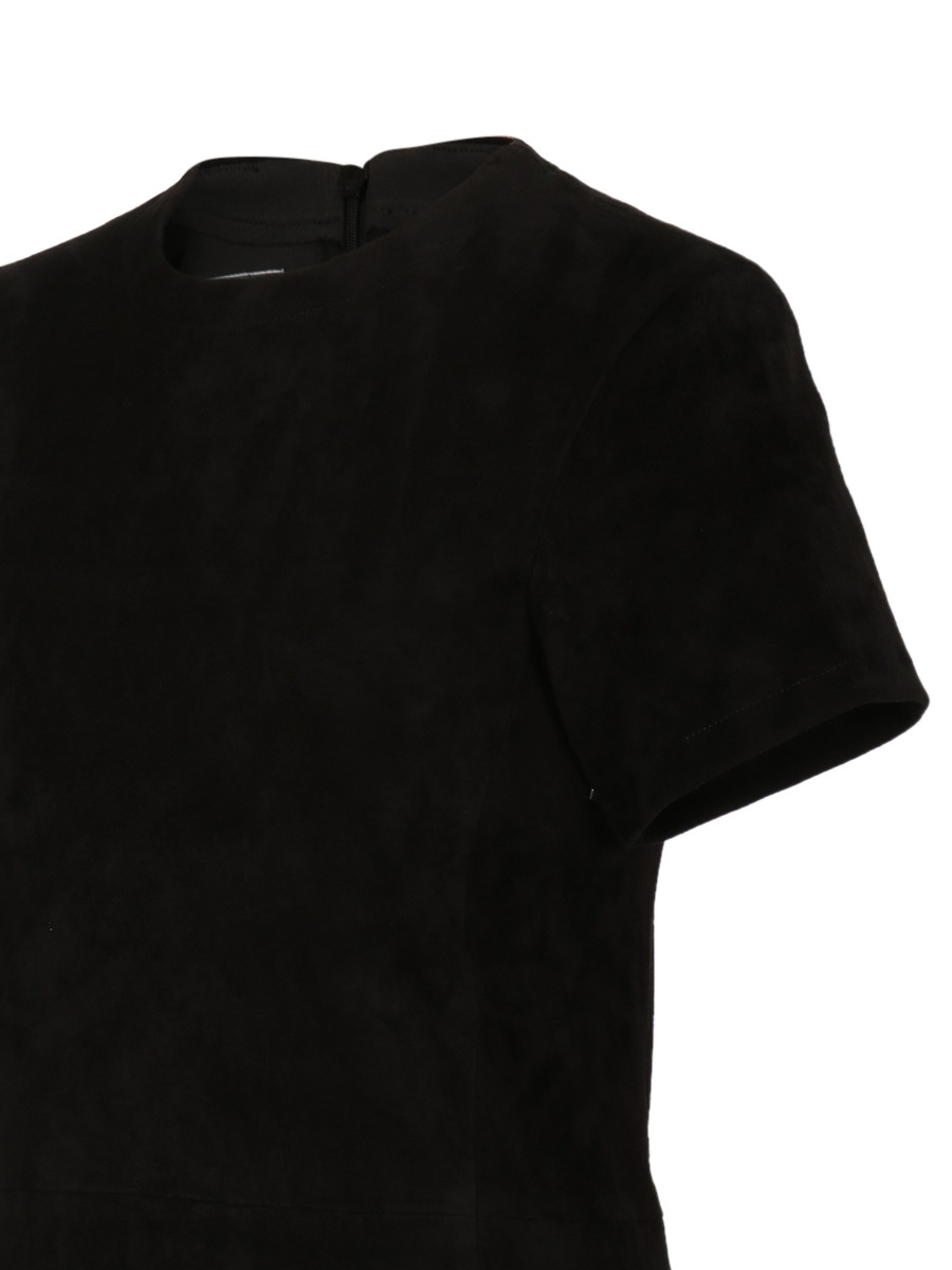 STRETCH SUEDE TEE
