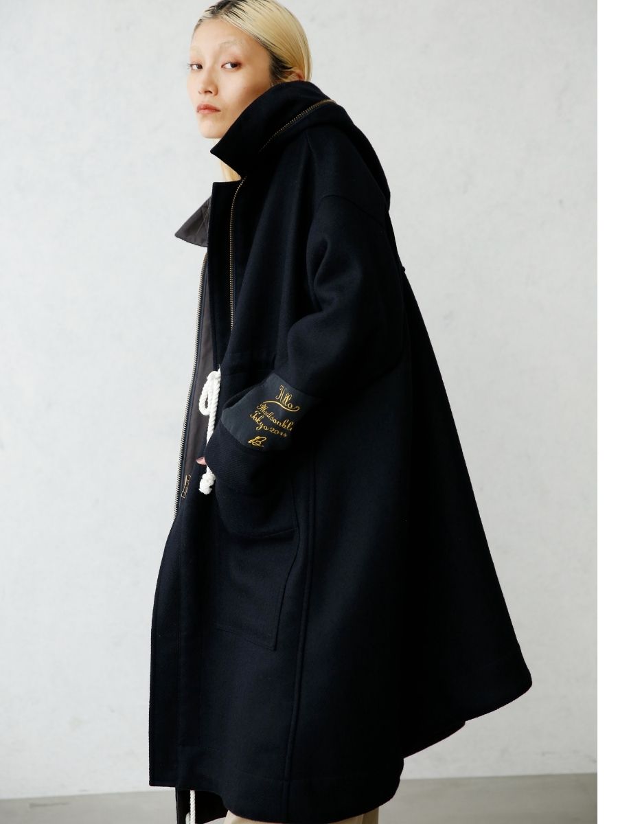 HOODED COAT WOOL | COAT | MADISONBLUE