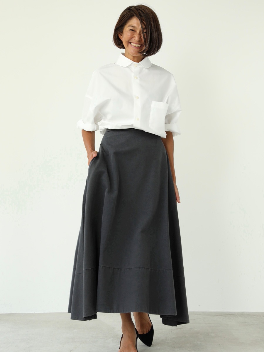 MADISONBLUE - 【MADISONBLUE】MB241-5010 J.BRADLEY ROUND COLLAR SH五分袖シャツ J.BRADLEY ROUND COLLAR SH | SHIRT/BLOUSE | MADISONBLUE